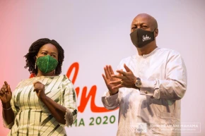 John Mahama and Jane Naana Opoku Agyemang